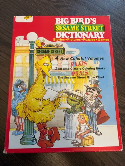 Big Bird's Sesame Street Dictionary Set, View more