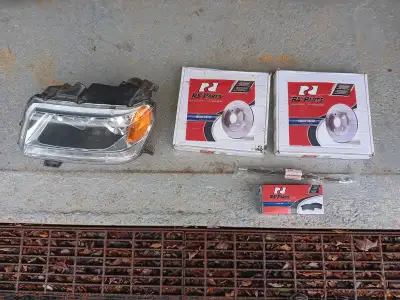 1 new front brake pad set for Suzuki Grand Vitara 2 new front rotors for Suzuki Grand Vitara. $125 f...