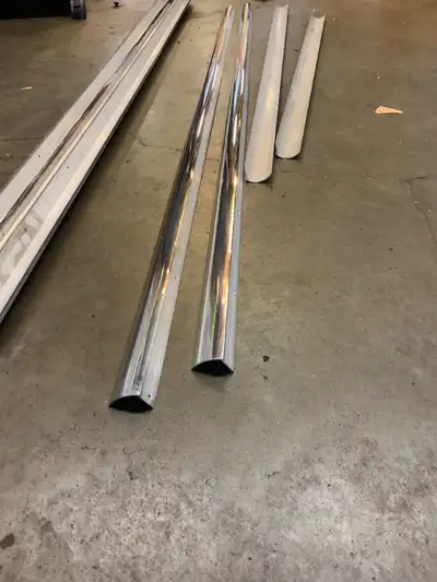 Brand new never used, stair edging, mostly all 5 feet long and 1" inch 7/8" wide, 10 pieces in total...