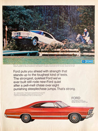 1967 Ford Galaxie 500 Original Ad