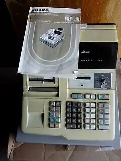 Sharp XE a101 used cash register, excellent working, non-thermal