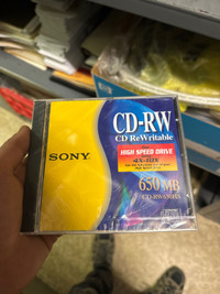 CD-RW CD Rewritable High Speed Drive Only 4X - 10X 650 MB CD-RW6