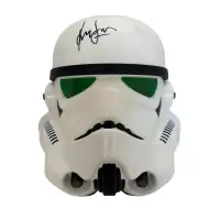 Star Wars Replica Storm Trooper Helmet Signed by Harrison Ford