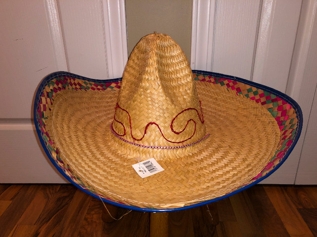 NEW Mexican Straw Sombrero Adult Size in Costumes in Sunshine Coast
