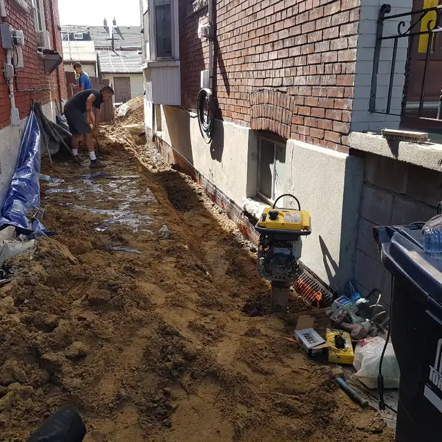 WET BASEMENT FLOOR?WATERPROOFING FOUNDATION LEAK SUMP PUMP ISSUE in Excavation, Demolition & Waterproofing in City of Toronto - Image 5