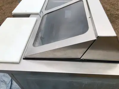 Preparing  station, refrigerated cooler sandwich,salad, View more