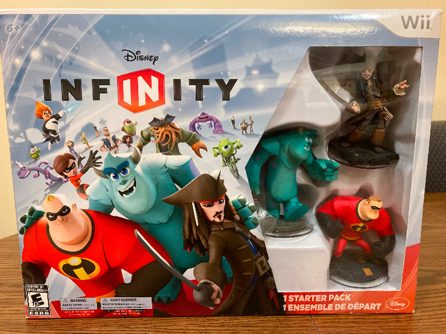 Disney Infinity Game and extra Figures for Wii in Nintendo Wii in Winnipeg