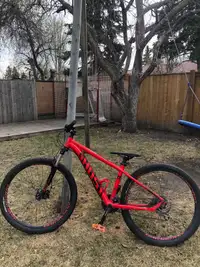  Small red ghost mountain bike