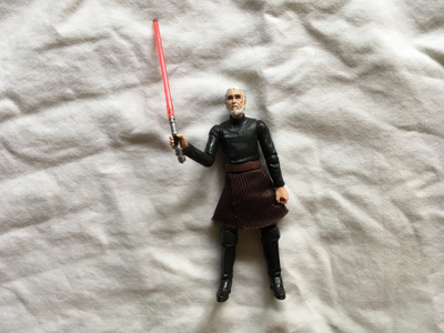 Count Dooku 3.75" Action Figure In very good condition Comes from a smoke and pet-free home