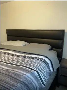 King Bed with Mattress – Like New  Condition, View more