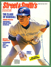 1992 Street and Smith’s Baseball Yearbook, Robby Alomar cover