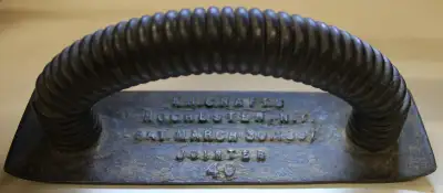 PAT.MARCH 30,1897 Rochester, N.Y. with unusual coiled steel handle this is a usable tool or perfect...