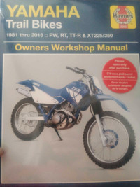 Yamaha trail bikes repair manual 