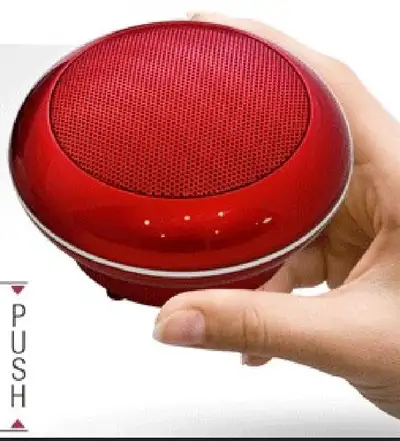 Divoom BLUETUNE-POP Bluetooth Speaker, Red, View more