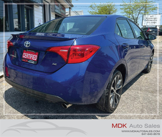 2017 Toyota Corolla 4dr Sdn SE in Cars & Trucks in Mississauga / Peel Region - Image 4