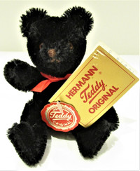 "HERMANN TEDDY", GERMAN MADE, MOHAIR JOINTED TINY BEAR (#93)