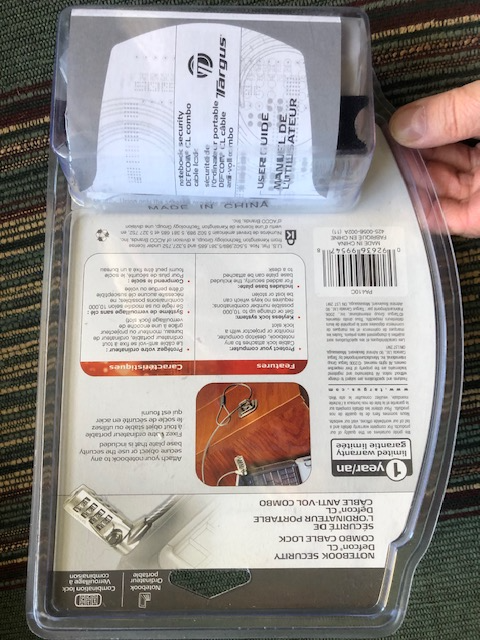 Computer or cable lock. in Laptop Accessories in Winnipeg - Image 4