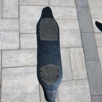 Eskate maple / fiberglass deck with padding and threaded inserts