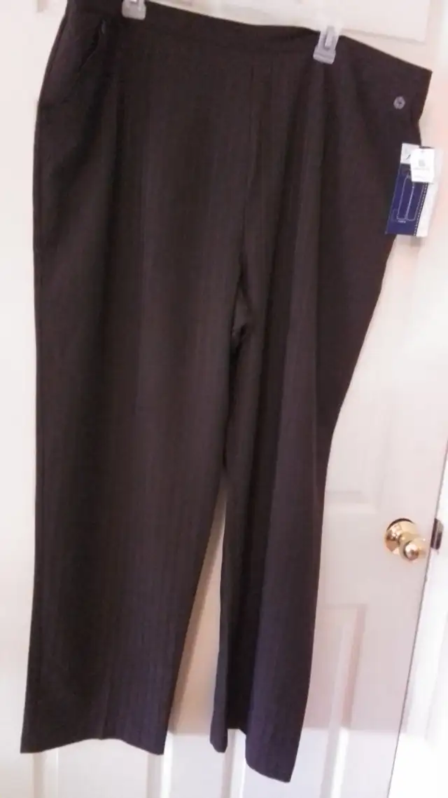 Woman's Dark Brown Pants Size 28 Petite (4X)  Zipper & Pockets in Women's - Bottoms in City of Toronto - Image 12