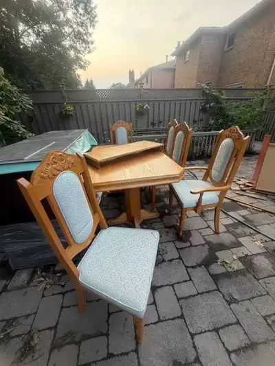 Dinning table with 6 chairs, View more
