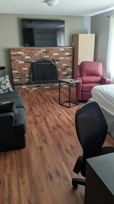 Furnished room for rent Utilities and wifi included Available immediately Shared kitchen and bathroo...