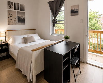 Looking for more than just a room? Enjoy a bright, fully furnished room with your own private balcon...