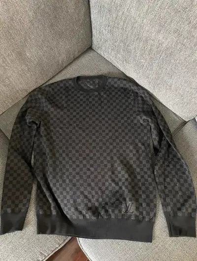 100% Authentic Louis Vuitton Damier Sweater, View more