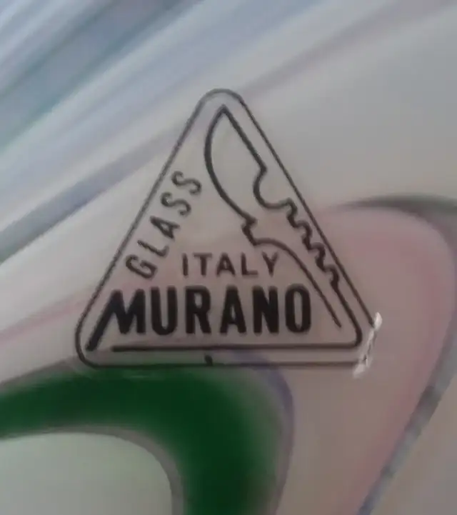 Vintage MCM Murano Multicolor Swirl Glass Pendant Light in Indoor Lighting & Fans in City of Toronto - Image 8