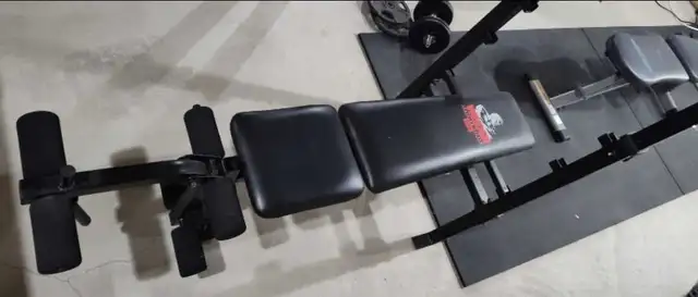 Weider 146 Bench Press Set + Weights in Exercise Equipment in Revelstoke - Image 3