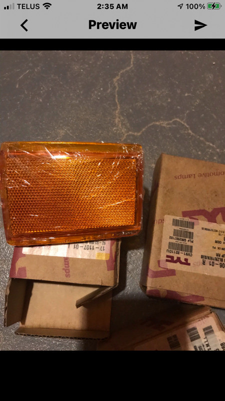 1991-1995 Chevrolet Truck Lights in Auto Body Parts in Peterborough