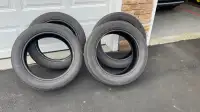 Four 235-55-19 summer tires