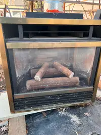 26K BTU natural gas fireplace. $100