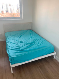 [Price Negotiable] Bed and Mattress (branded with warranty)