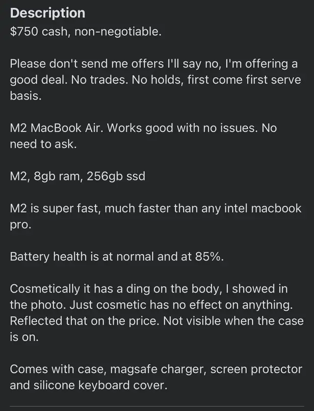 M2 MacBook Air in Laptops in City of Halifax - Image 8