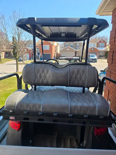 2017 golfcart. It is gas. Runs great. Text or call 289-675-3477.