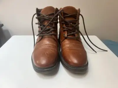 Brown Leather Boots Size 8 US, View more