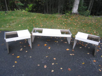 Retro coffee table and end tables