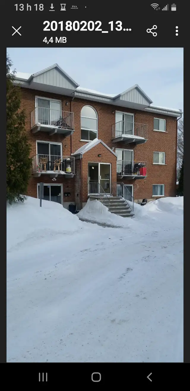 4 1/2 RÉNOVÉ frais peint Cap, TRANQUILLE LIBRE