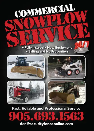 COMMERCIAL SNOW REMOVAL SERVICES AVAILABLE MILTON/GEORGETOWN, View more