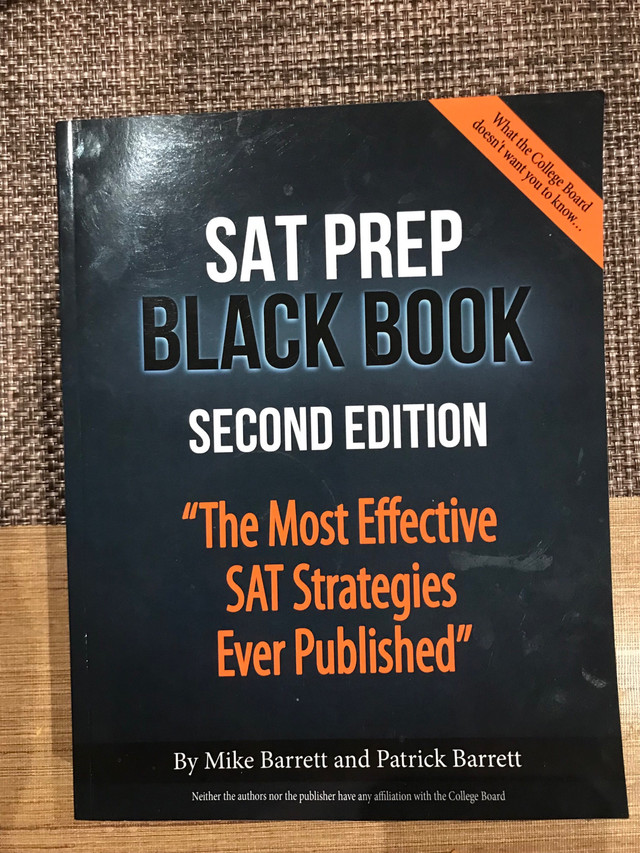 SAT Prep Black Book in Textbooks in City of Toronto