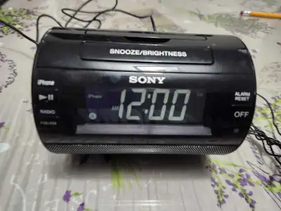 Sony ICF-C1iP FM/AM Clock Radio - Black, View more