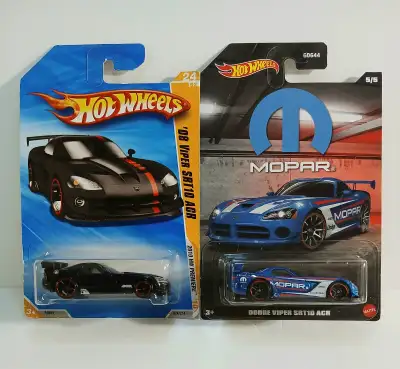 '08 Dodge Viper SRT10 ACR. 2 Variations. 2010 & 2022 Hot Wheels, View more