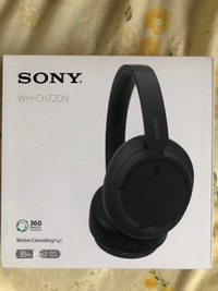 New Sony WH-CH720N wireless headphones with noise canceling 