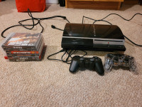 PS3 + controllers + 6 games
