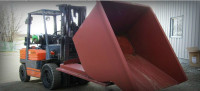 SELF DUMPING HOPPERS, TILT BINS, SCRAP BIN, DUPM BIN, CRANE BINS