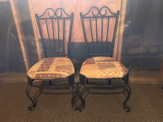 iron chairs in Chairs & Recliners in Cambridge - Image 2