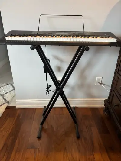 CASIO CTK-3200 Digital piano with stand, View more