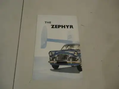 Original 1955-56? Ford Zephyr Sales Brochure. Like New. See Pictures. $15 picked up. Can Mail anywhe...