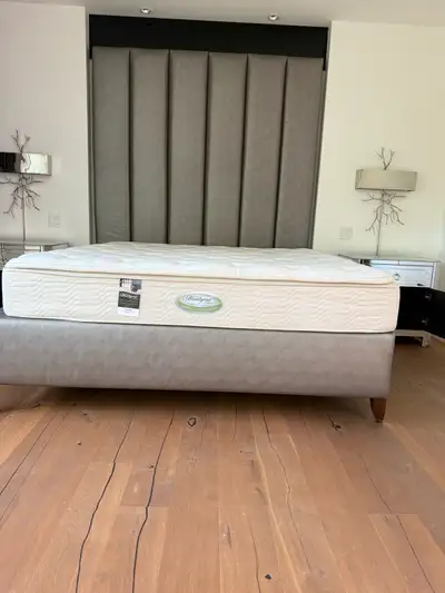 King sized bed frame and Headboard, View more