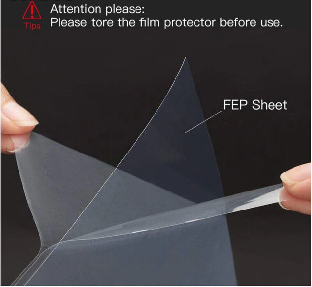 140X200mm SLA/LCD FEP Film 0.15-0.2Mm Thickness for Photon in Other in City of Toronto